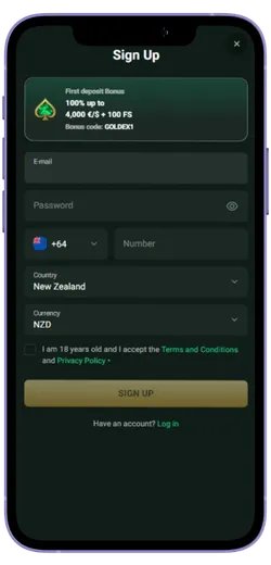 Goldex Casino Registration