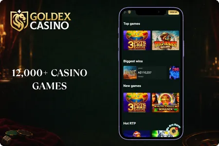 Goldex Casino games and software providers